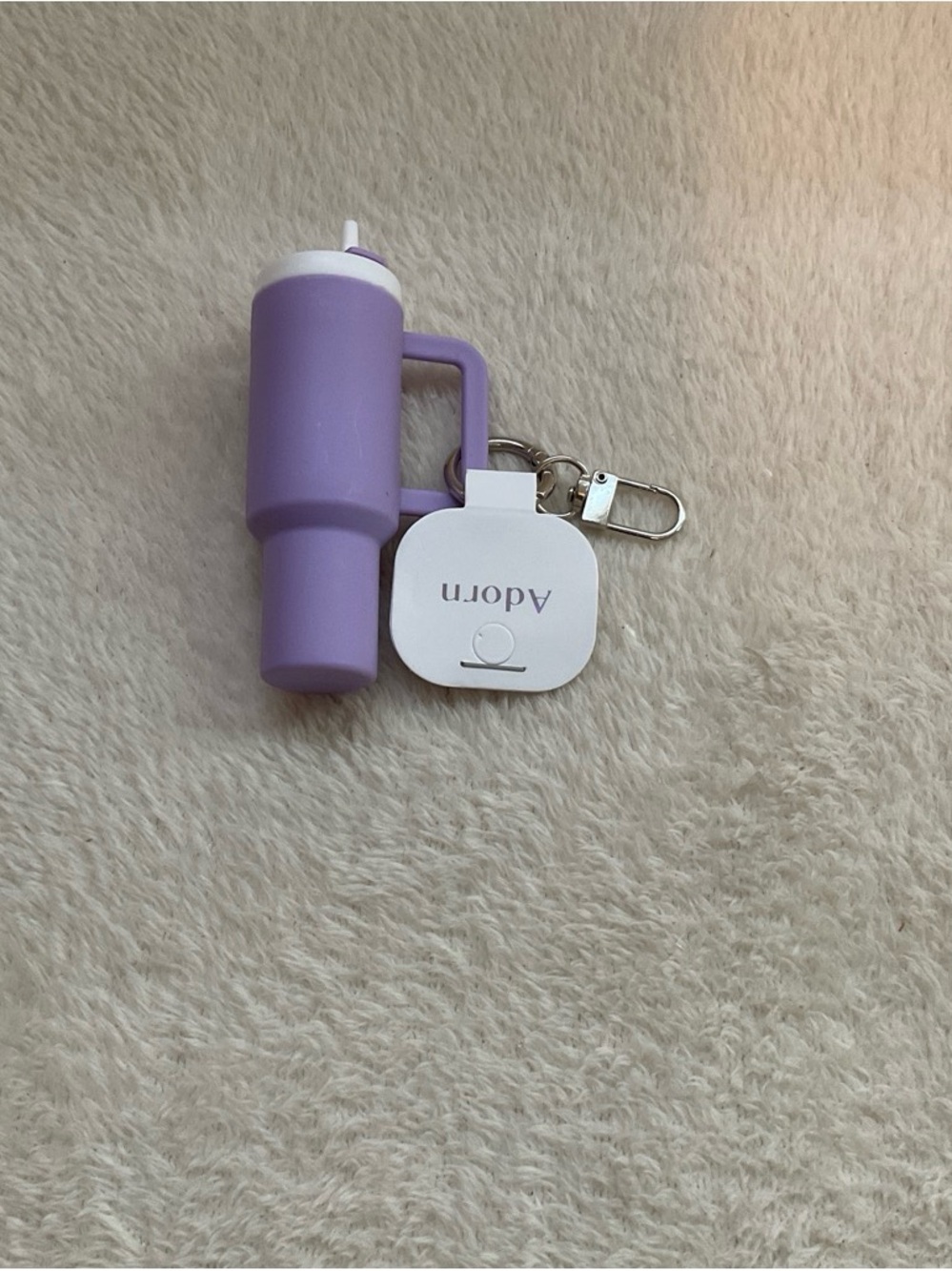 Adorn Purple Mini Tumbler Keychain & Card Holder